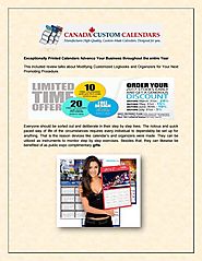 Exceptionally printed calendars advance your Business by Canada Custom Calenders