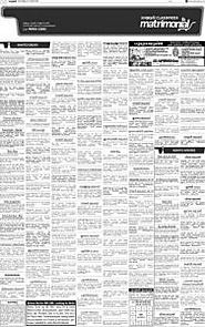 Mathrubhumi Newspaper Matrimonial Ad booking procedure | Newspaper Advertising Encyclopedia