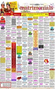 Easily Make Times of India Matrimonial Ad Online | Newspaper Advertising Encyclopedia