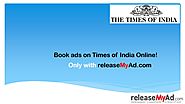 Times of India Newspaper Advertisement booking online by releasemyad online newspaper classified booking - Issuu