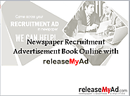 Website at https://www.releasemyad.com/newspaper/cat/recruitment