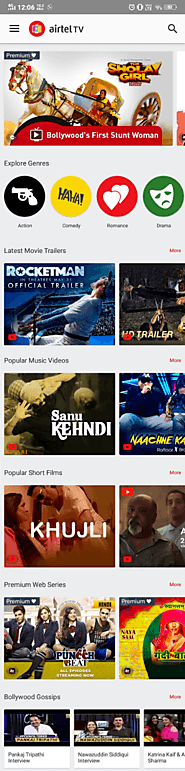 Video Ads in Airtel TV App Online Booking -releaseMyAd
