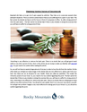 Disclosing Various Factors of Essential oils