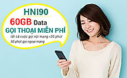 Đăng ký gói HNI90 Viettel ưu đãi 60GB Data + Gọi thoại giá chỉ 90.000đ