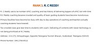 Rank 3. R. C Reddy