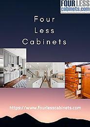 White Kitchen Cabinets - Four Less Cabinets