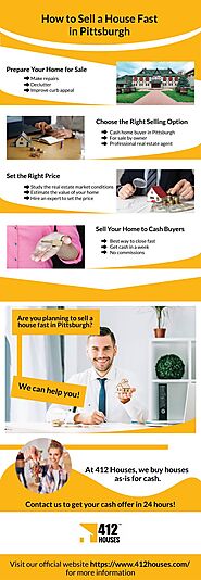 Infographics: Top Secrets to Sell Your House Fast in Pittsburgh