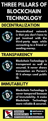 Three Pillars of Blockchain Technology.