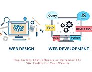 Increase your sites traffic with effective web design & development factors - Purpleno Website design