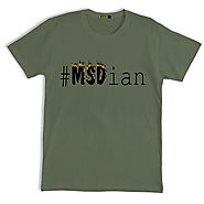 MSDIAN Printed Half Sleeve T-Shirt