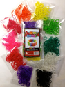 Rubber Band Bracelets - 1200 Premium Rainbow Color Loom Bands - 10 Brilliant Colors Conveniently Packed - Includes 25...
