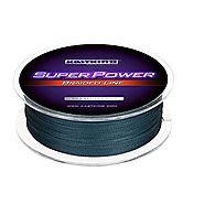 KastKing SuperPower Low-Vis Gray Braided Fishing Line 1000M(1100 Yard)-50LB