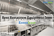 Rent Restaurant Equipment from Econolease