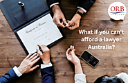 What if you can't afford a lawyer Australia?