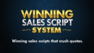 Winning Sales Script System for Sales and Marketing by Taariq Lewis (and 1 other)