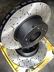 Buy CROSS DRILLED & SLOTTED Ford BA BF FG Front Drilled Slotted Rotors inc XR6 XR8
