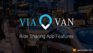 Features of on demand low-cost ride sharing viavan app