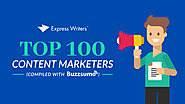 The Top 100 Content Marketers (2018 Report) - Express Writers