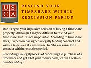 Timeshare Rescission - US Consumer Attorneys