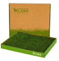 2 DOGGIELAWN Disposable Dog Potty Box (REAL Grass) 1 MONTH