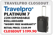 Travelpro Luggage - Crew 9, Platinum Magna, Maxlite 2, Platinum 7, Crew 8, Walkabout Lite 4, Runway and T-Pro Bold Lu...