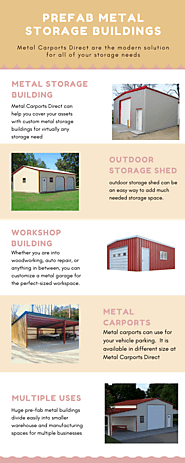 Metal Carports Direct — Prefab Metal Storage Buildings Find quality metal...