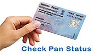 Know your pan card status