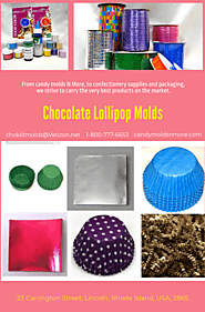 Purchase Best Chocolate Lollipop Molds From Candy Molds N More