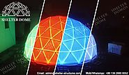 Geodesic Dome Illuminated Lights Up Your Events - Shelter Dome