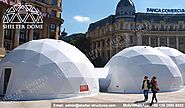 Large Geodesic Domes with Tunnel - Event Dome for Sale - Shelter Dome