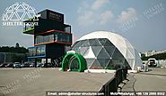 Geodesic Dome Construction with High-Quality Material for BMW Brand