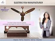 Best Electric fan manufacturers in India