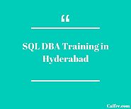 SQL DBA Training in Hyderabad