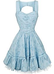 Through The Looking Glass - Alice Classic Dress | Alice in Wonderland Medium-length dress | EMP