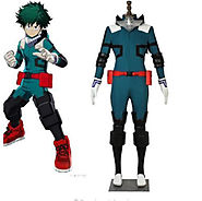 Details about  My Hero Boku no Hero Academia Midoriya Izuku Deku Battle Cosplay Costume