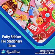Puffy Sticker For Stationery Items | RegaloPrint