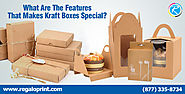 The Features that Makes Kraft Boxes Special