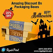 Amazing 20 Discount On Packaging Boxes at RegaloPrint