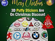 3D Puffy Stickers Are On 25% Christmas Discount - RegaloPrint