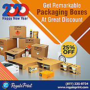 Get Remarkable Discount On Packaging Boxes - RegaloPrint, New York City
