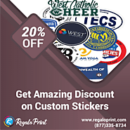 Get 20% Discount On Custom Stickers - Regaloprint