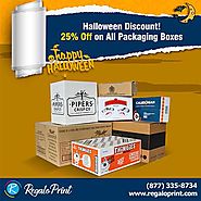 Halloween Discount! 25% Off on All Packaging Boxes | RegaloPrint