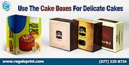 Use The Cake Boxes For Delicate Cakes - Box Packaging Solutions