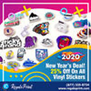 FreeAds24 - New Years Deal! 25% Off On All Vinyl Stickers - RegaloPrint