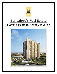 Bangalore's Real Estate Sector is Booming - Find Out Why?