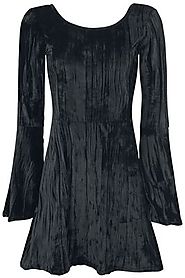 Noci Black Velvet | Outer Vision Medium-length dress | EMP