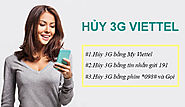 3 cách hủy 3G Viettel - Hủy gói cước 3G Viettel đang sử dụng dễ dàng