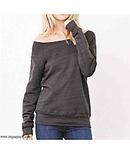 cut and sew Custom made Wide neck Sweatshirts | Zega Apparel