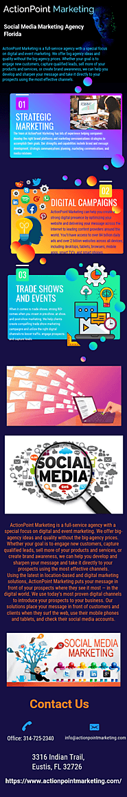 Social media marketing agency Florida - by ActionPoint Marketing [Infographic]