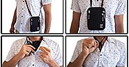 The many ways in wearing neck wallet
